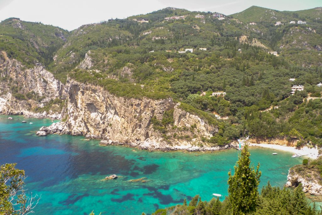 La lussureggiante isola di Corfù